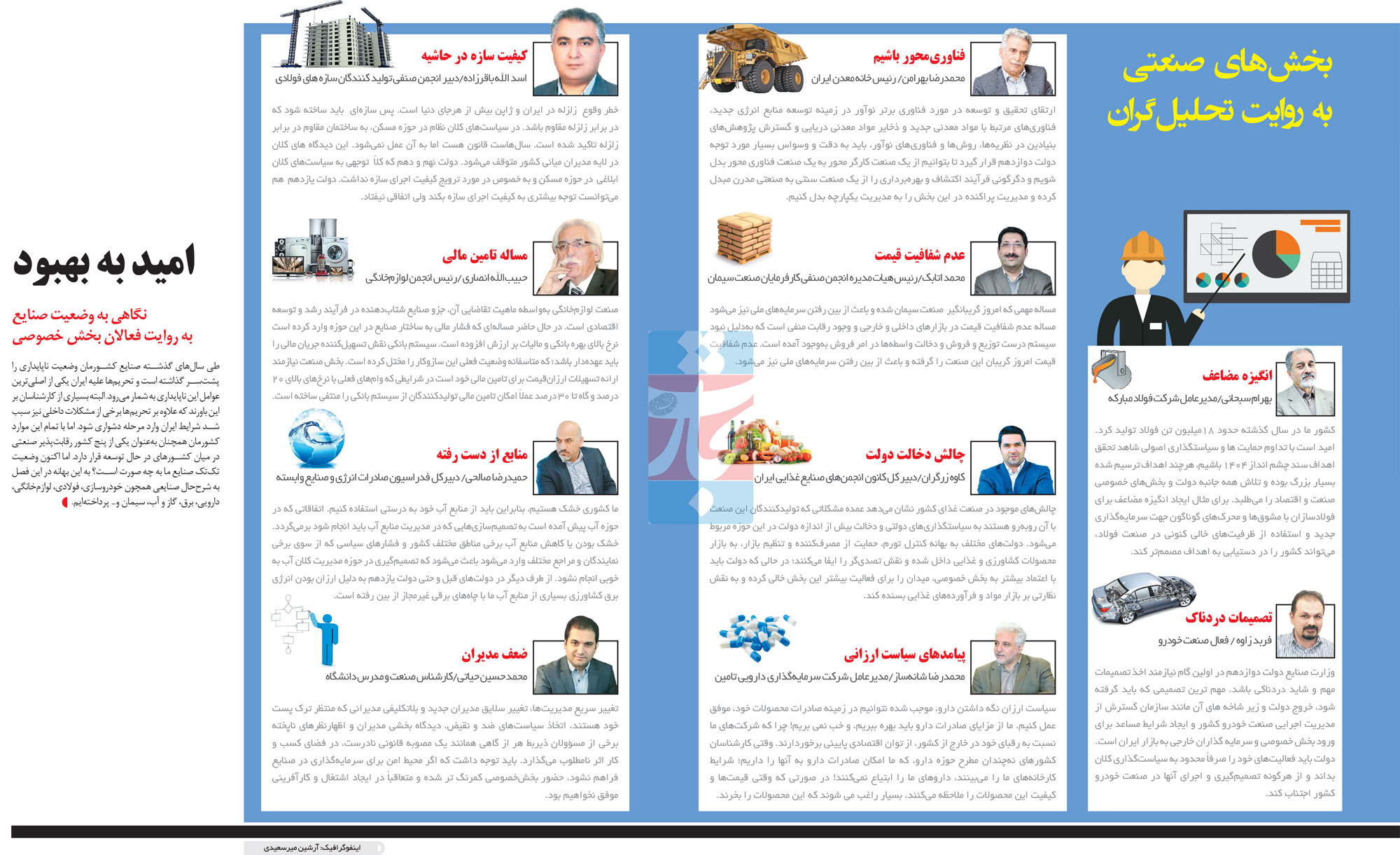 تجارت فردا- اینفوگرافیک- امید به بهبود