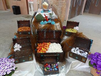 عکس‌های گردشگران نوروزی از هفت‌سین دهکدۀ گنجنامه
