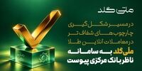 ملّی‌گلد به سامانه ناظر بانک مرکزی متصل شد