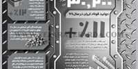 تولید فولاد در سال 99