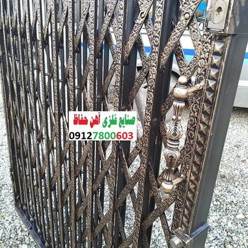 قیمت محافظ درب آکاردونی فلزی در بازار نرده حفاظ