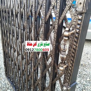 قیمت محافظ درب آکاردونی فلزی در بازار نرده حفاظ