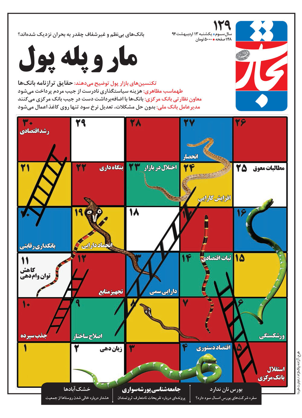 مار و پله پول